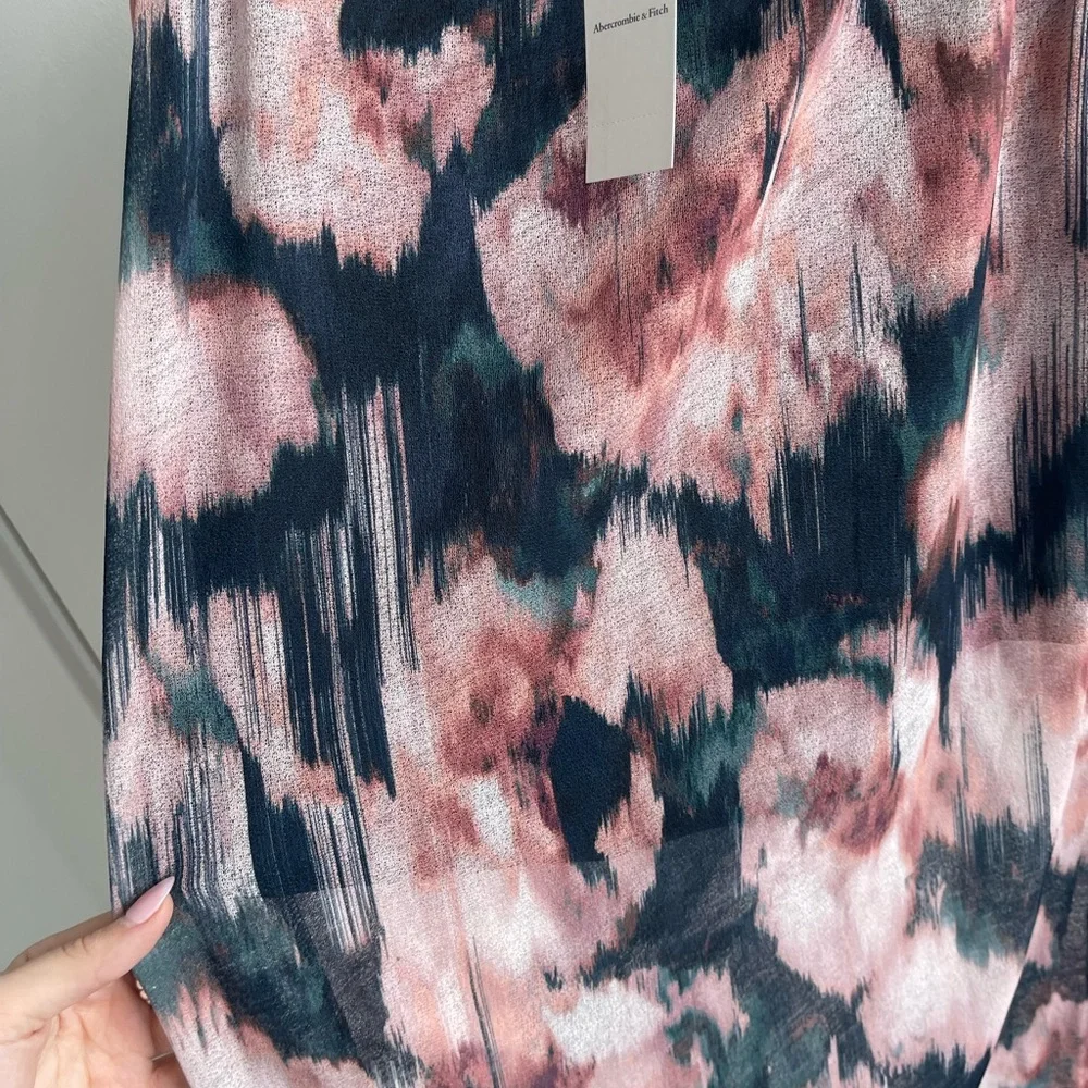 Abercrombie Mesh Floral Matching Skirt and Top Set